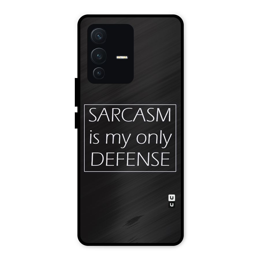 Sarcasm Defence Metal Back Case for Vivo V23 5G