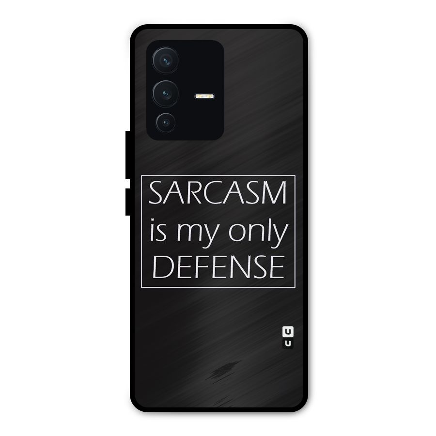 Sarcasm Defence Metal Back Case for Vivo V23 Pro