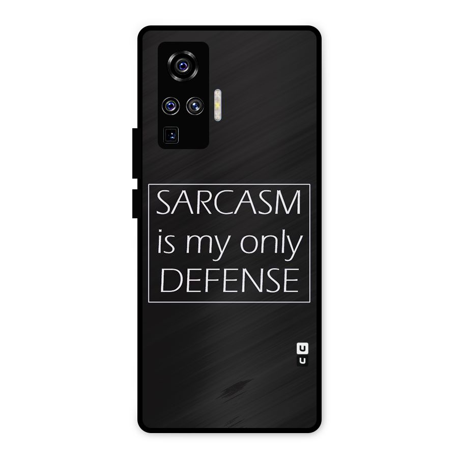 Sarcasm Defence Metal Back Case for Vivo X50 Pro