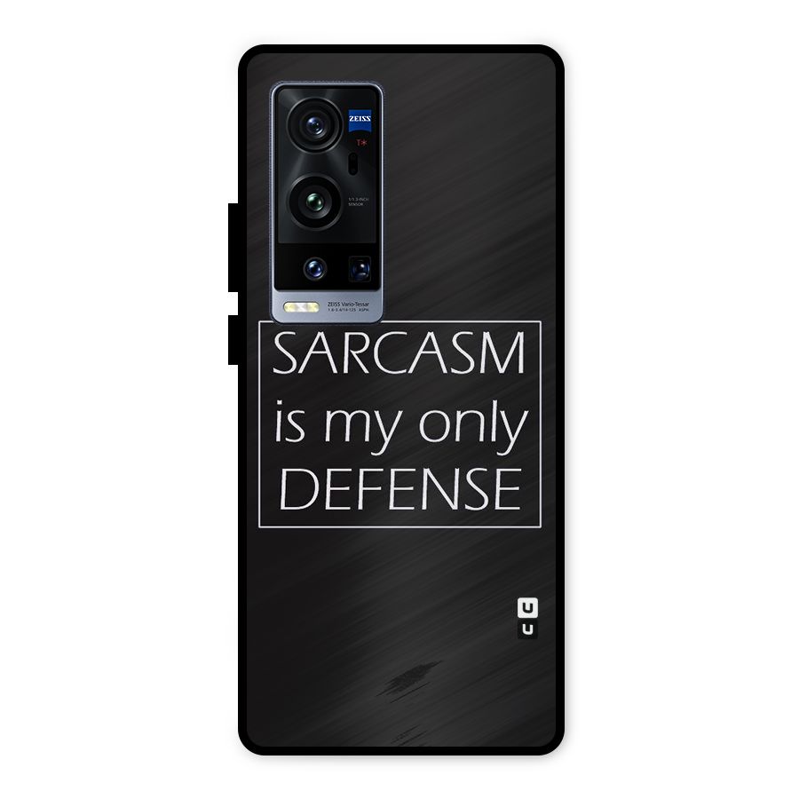 Sarcasm Defence Metal Back Case for Vivo X60 Pro Plus
