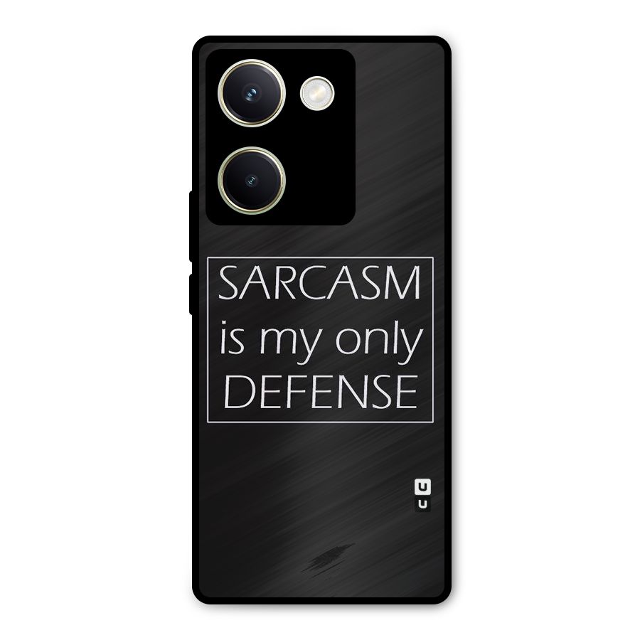 Sarcasm Defence Metal Back Case for Vivo Y200 Pro