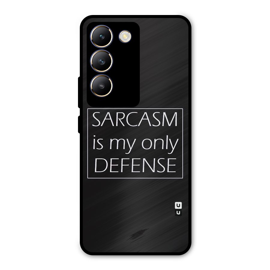 Sarcasm Defence Metal Back Case for Vivo Y200e