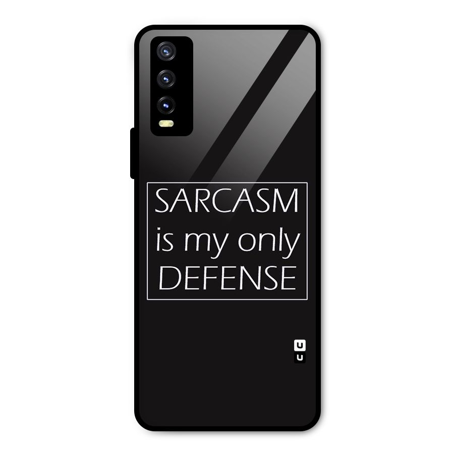 Sarcasm Defence Metal Back Case for Vivo Y20g