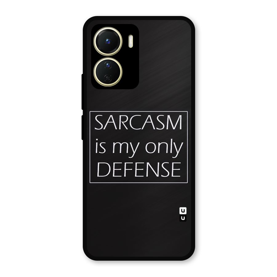 Sarcasm Defence Metal Back Case for Vivo Y56