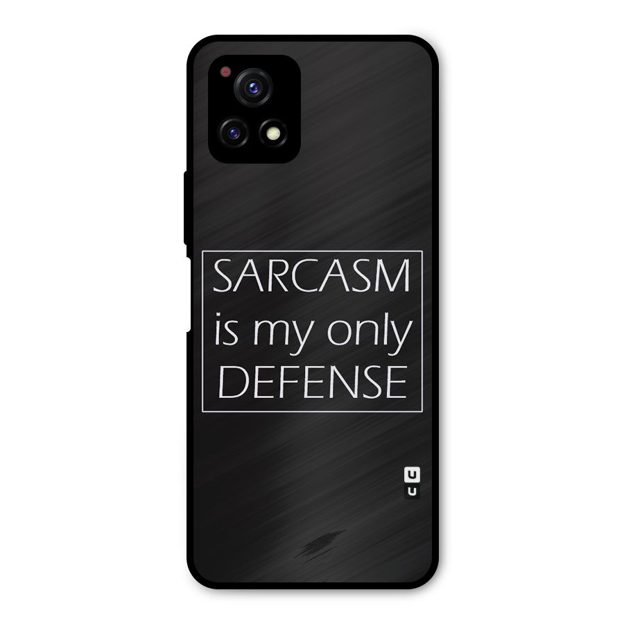 Sarcasm Defence Metal Back Case for Vivo Y72 5G