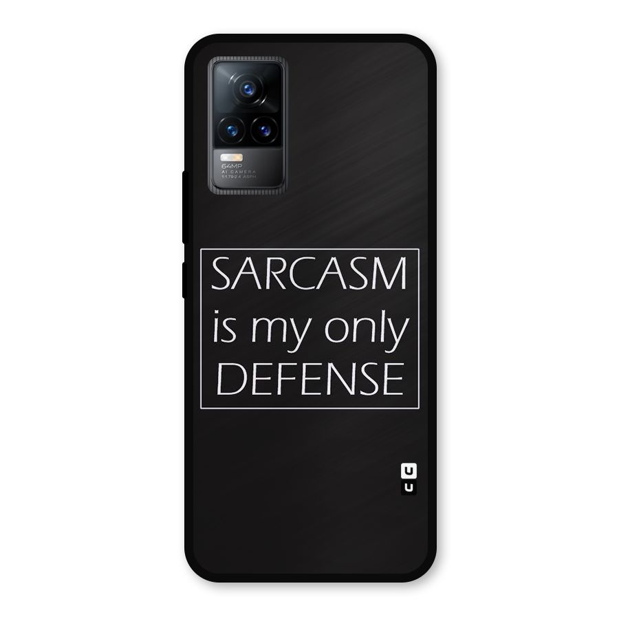 Sarcasm Defence Metal Back Case for Vivo Y73