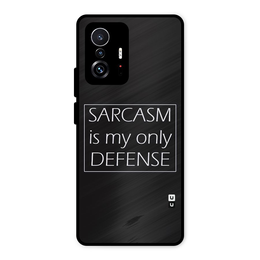 Sarcasm Defence Metal Back Case for Xiaomi 11T Pro