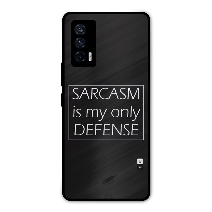 Sarcasm Defence Metal Back Case for iQOO 7 5G
