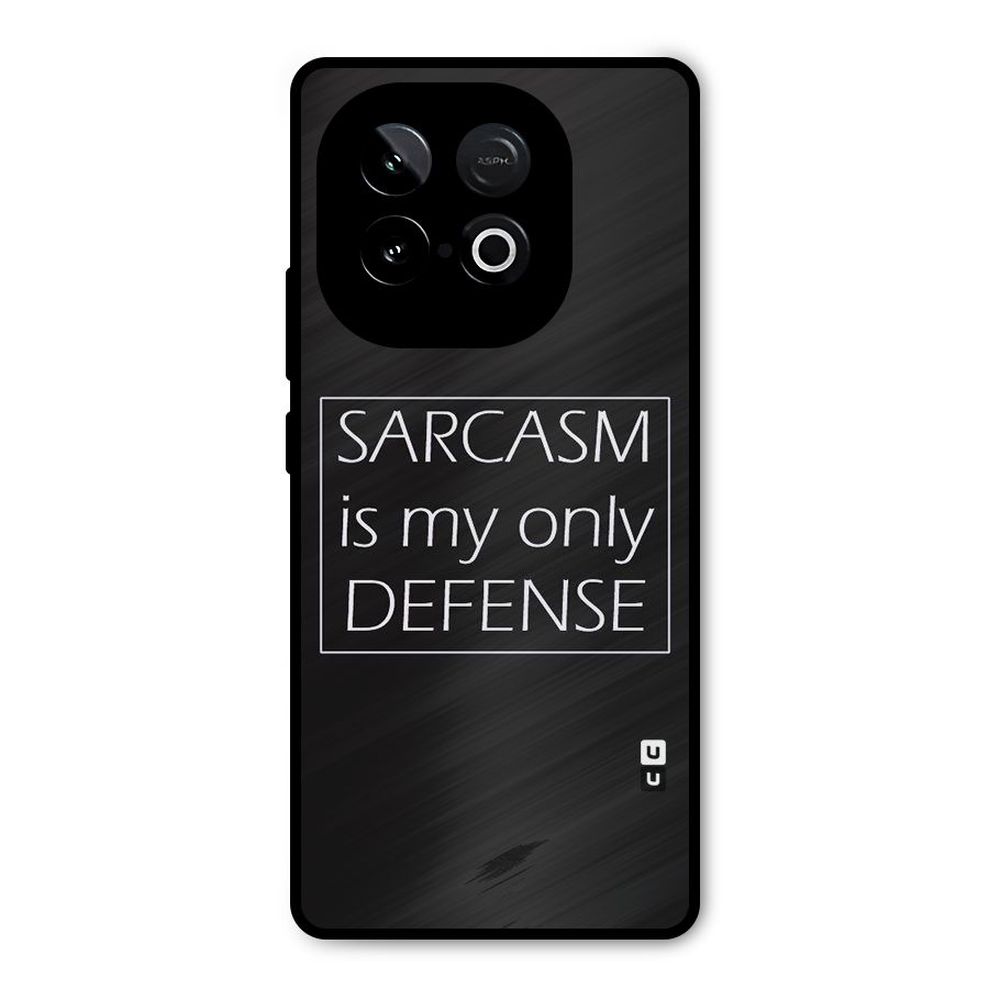 Sarcasm Defence Metal Back Case for iQOO Neo 10