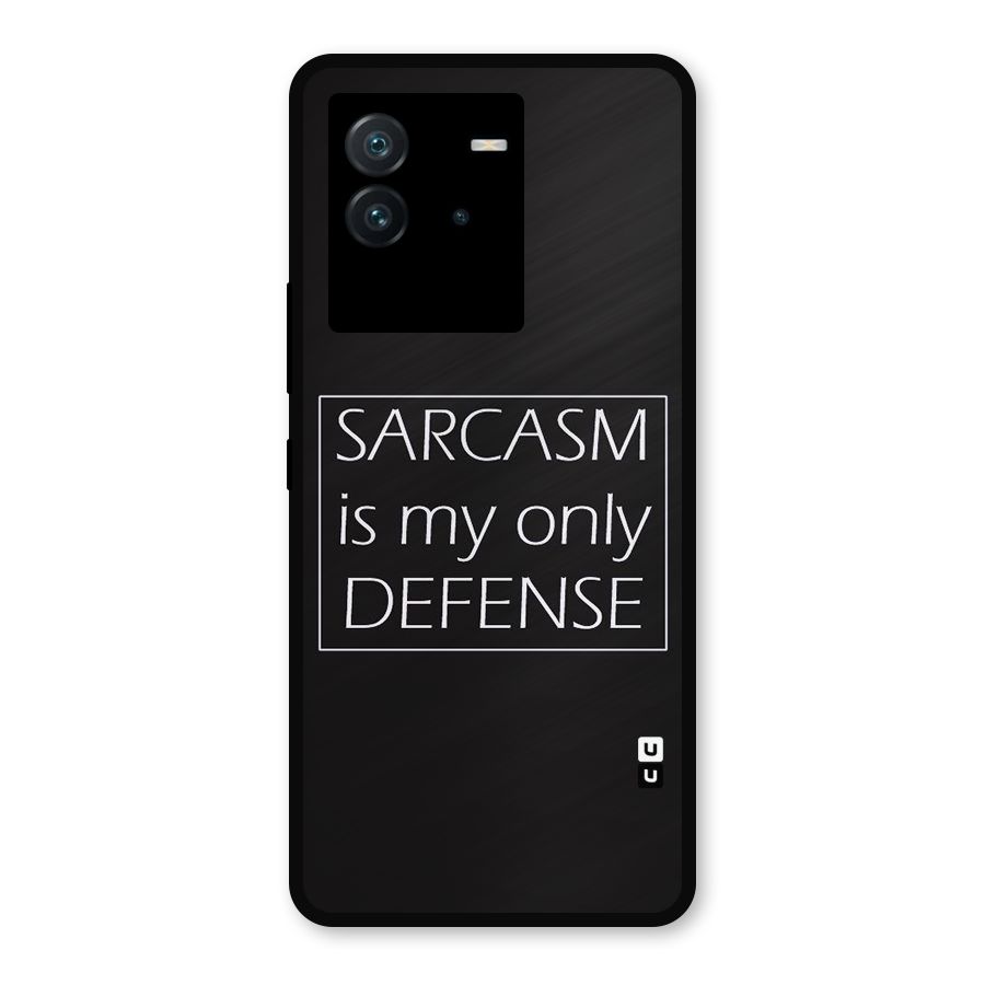 Sarcasm Defence Metal Back Case for iQOO Neo 6 5G