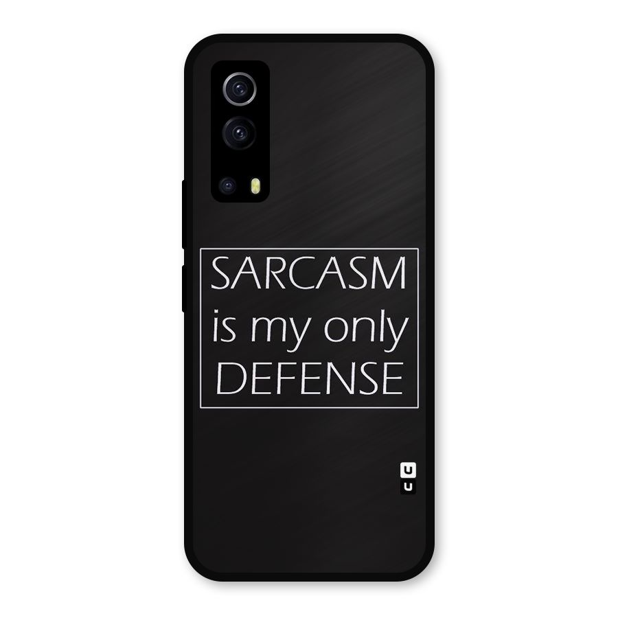 Sarcasm Defence Metal Back Case for iQOO Z3