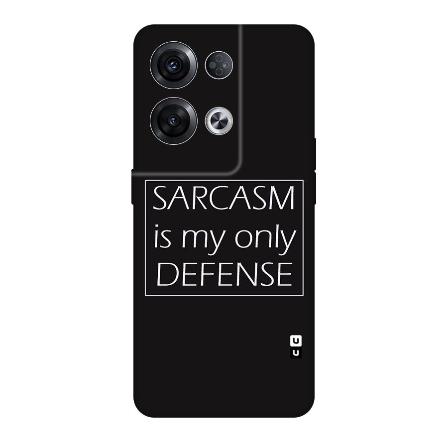 Sarcasm Defence Original Polycarbonate Back Case for Oppo Reno8 Pro 5G