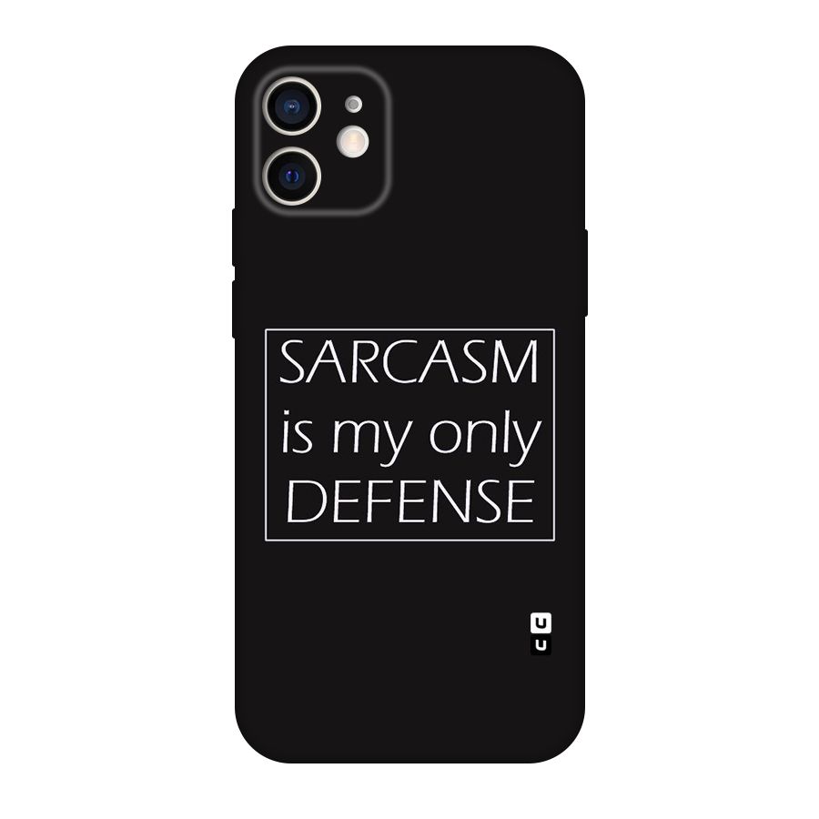 Sarcasm Defence Original Polycarbonate Back Case for iPhone 12