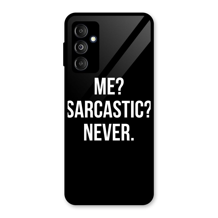 Sarcastic Quote Glass Back Case for Galaxy M14 5G