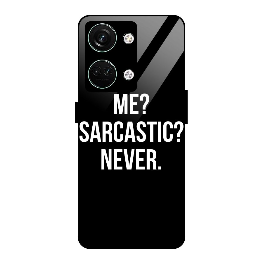 Sarcastic Quote Glass Back Case for Oneplus Nord 3