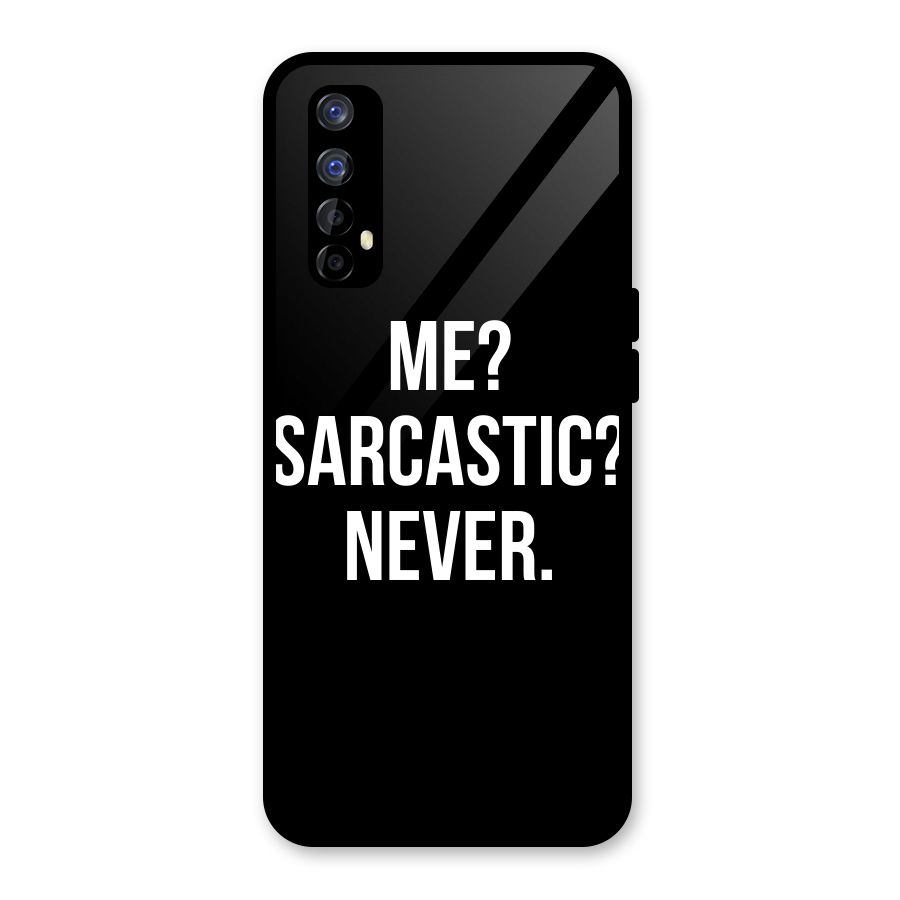Sarcastic Quote Glass Back Case for Realme Narzo 20 Pro