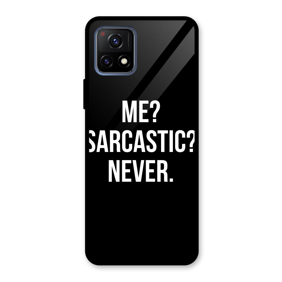 Sarcastic Quote Glass Back Case for Vivo Y72 5G
