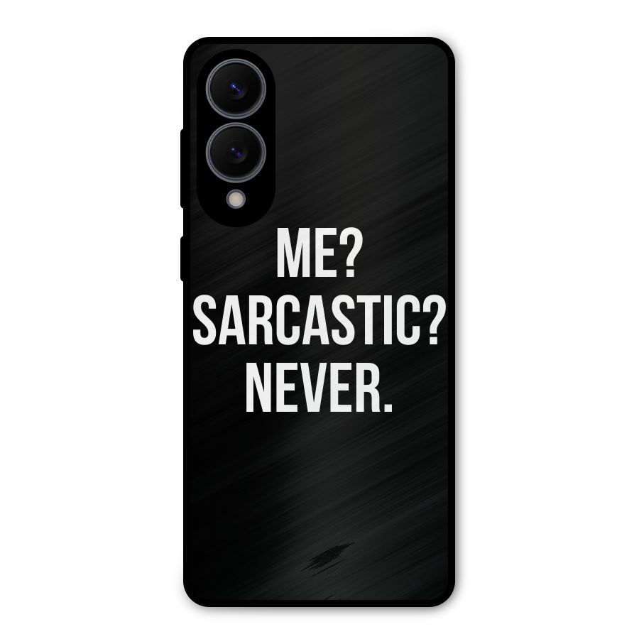 Sarcastic Quote Metal Back Case for Galaxy S25 Edge