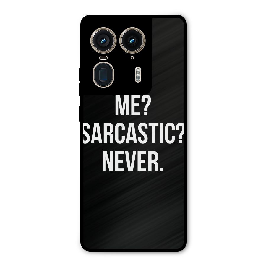 Sarcastic Quote Metal Back Case for Motorola Edge 50 Ultra