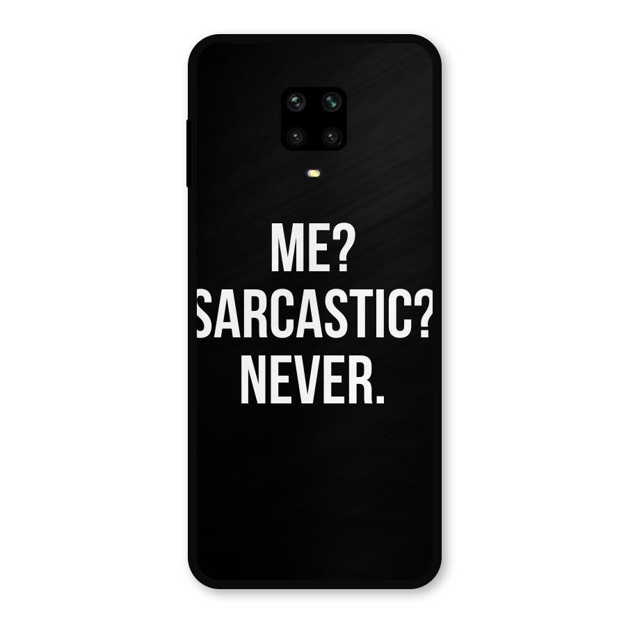 Sarcastic Quote Metal Back Case for Poco M2