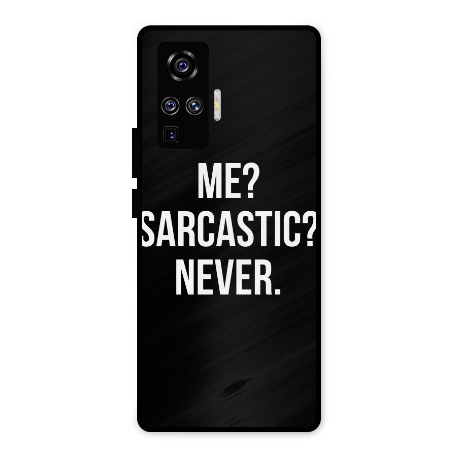 Sarcastic Quote Metal Back Case for Vivo X50 Pro