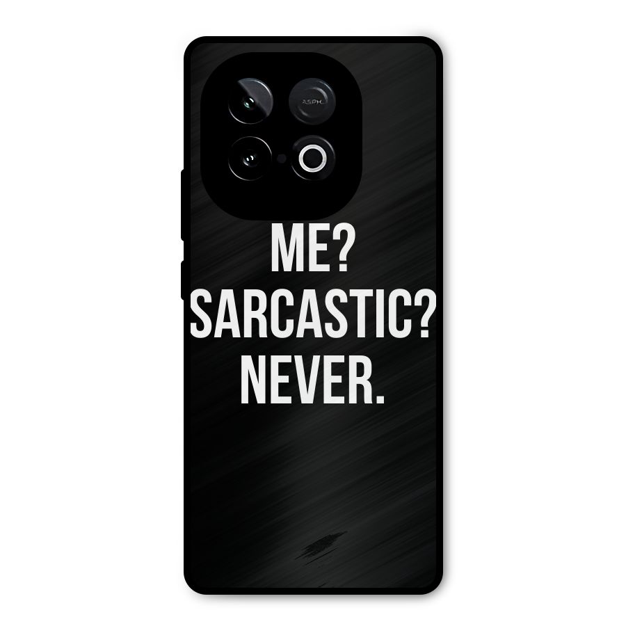 Sarcastic Quote Metal Back Case for iQOO Neo 10