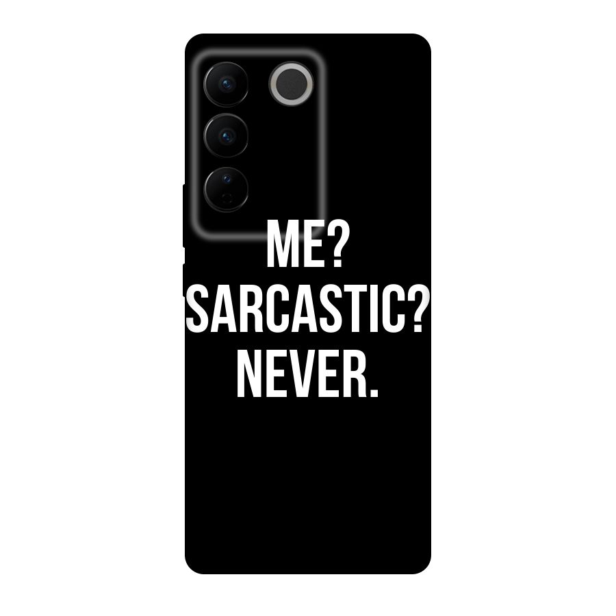 Sarcastic Quote Original Polycarbonate Back Case for Vivo V27