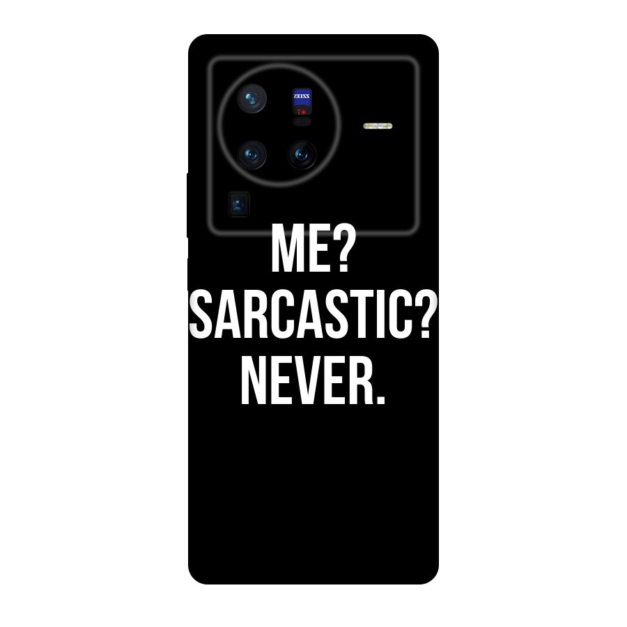 Sarcastic Quote Original Polycarbonate Back Case for Vivo X80