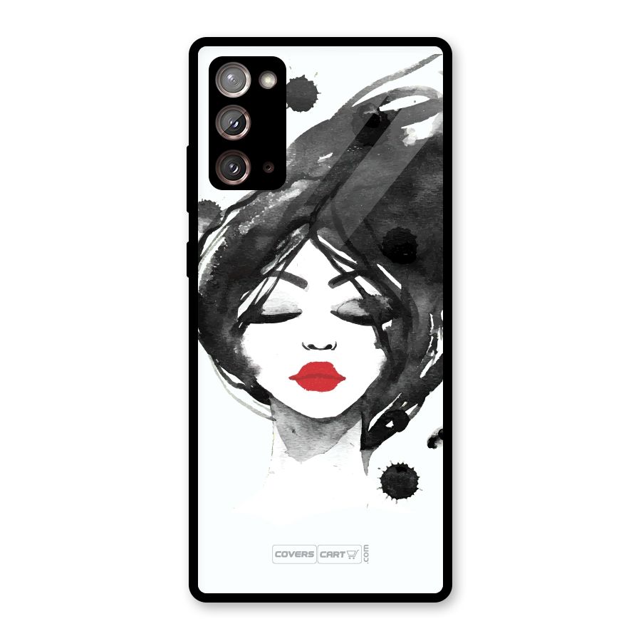 Sassy Girl Glass Back Case for Galaxy Note 20