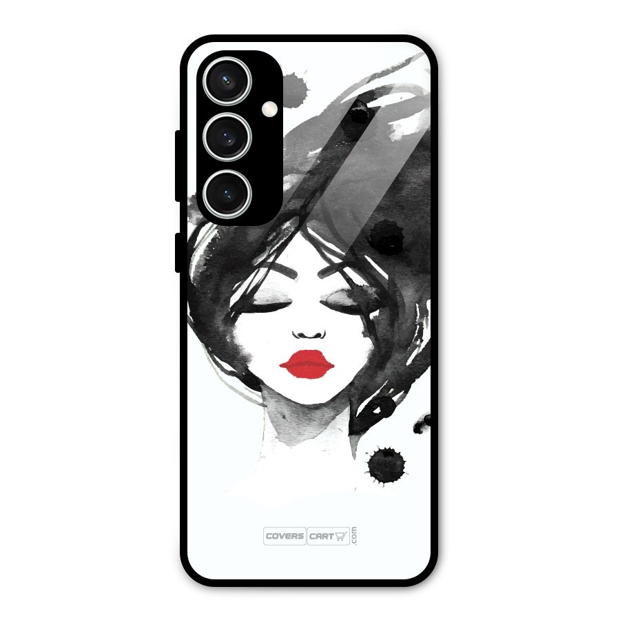 Sassy Girl Glass Back Case for Galaxy S23 FE