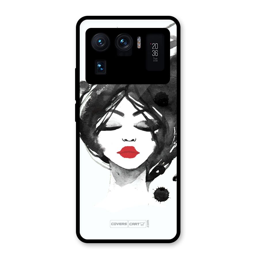 Sassy Girl Glass Back Case for Mi 11 Ultra