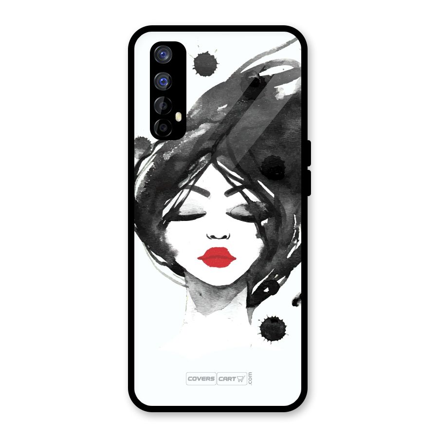 Sassy Girl Glass Back Case for Realme Narzo 20 Pro