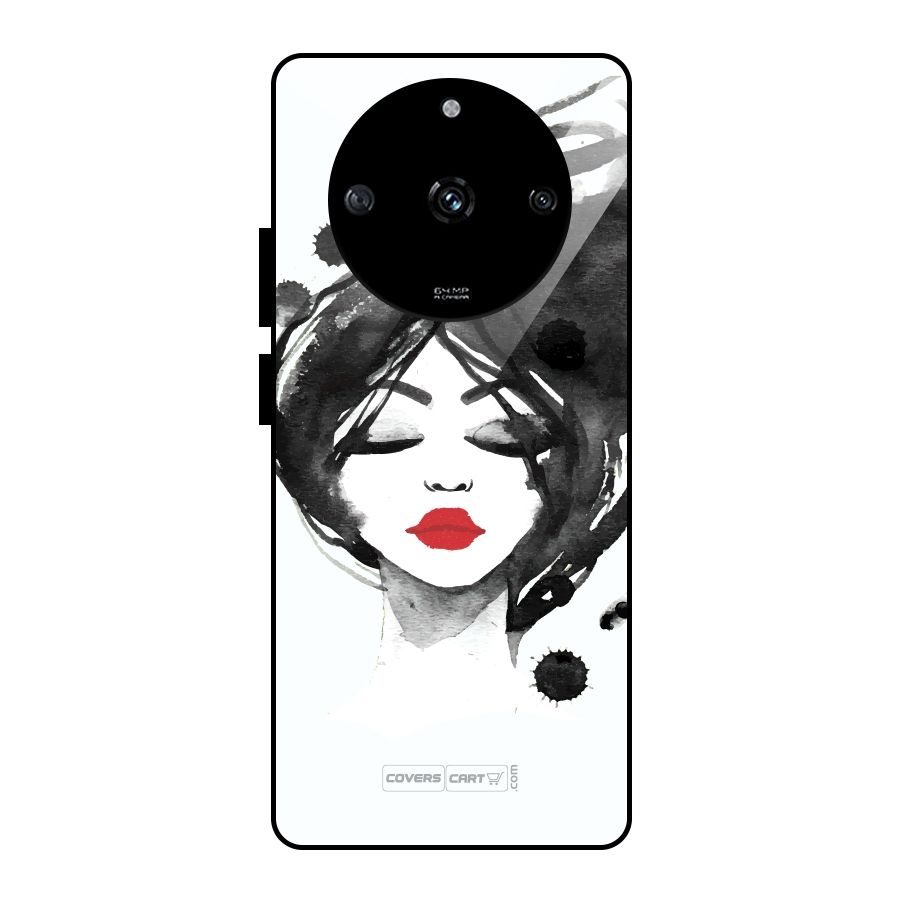 Sassy Girl Glass Back Case for Realme Narzo 60 5G