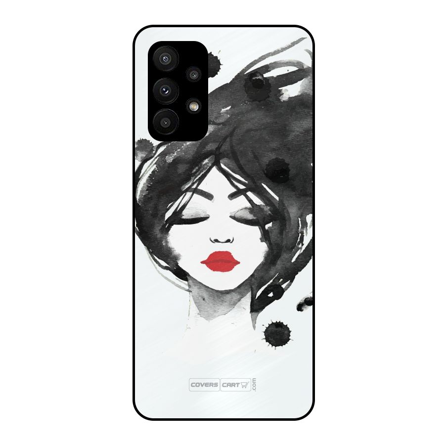 Sassy Girl Metal Back Case for Galaxy A23