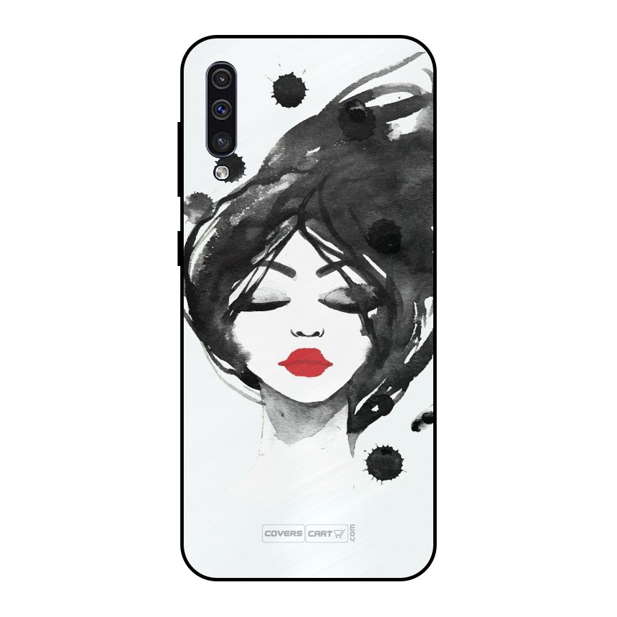 Sassy Girl Metal Back Case for Galaxy A30s