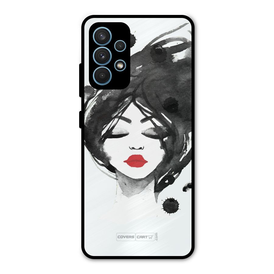 Sassy Girl Metal Back Case for Galaxy A32