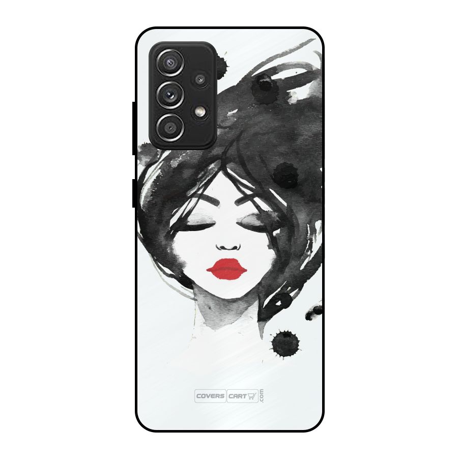 Sassy Girl Metal Back Case for Galaxy A52s 5G