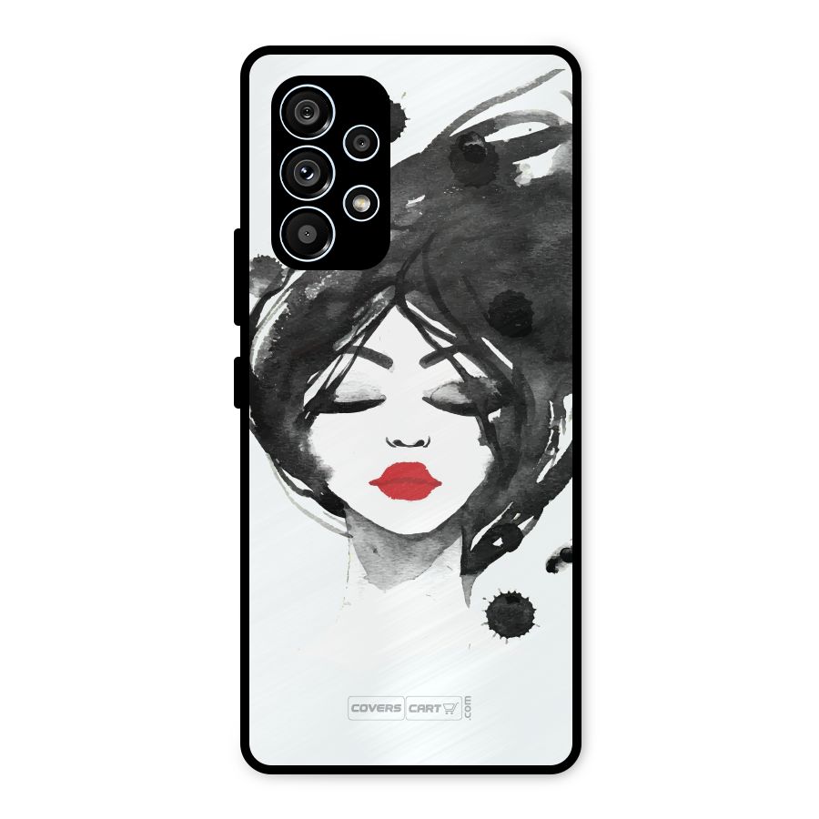 Sassy Girl Metal Back Case for Galaxy A53 5G