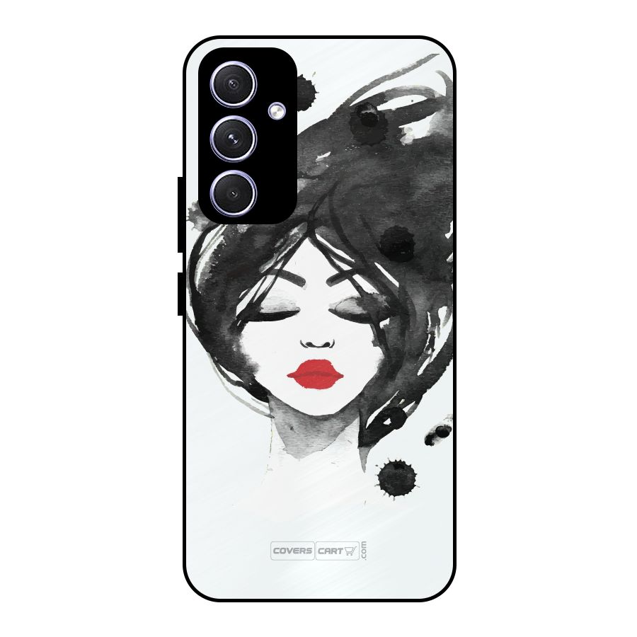 Sassy Girl Metal Back Case for Galaxy A54
