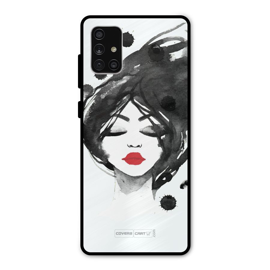 Sassy Girl Metal Back Case for Galaxy A71