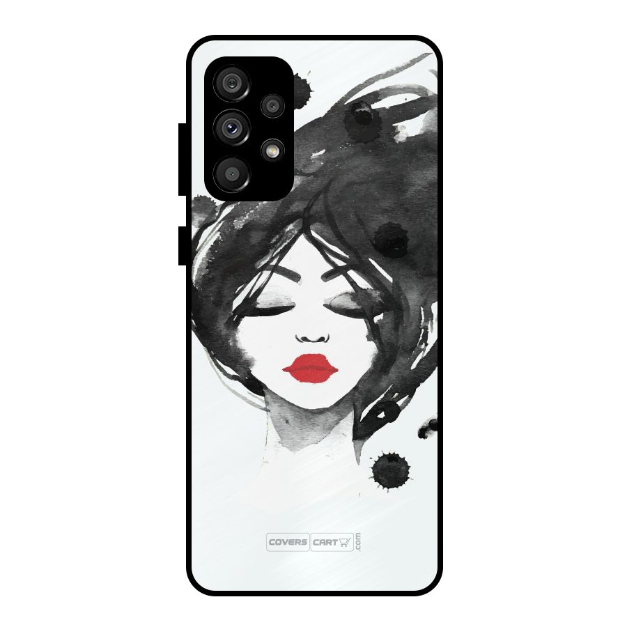 Sassy Girl Metal Back Case for Galaxy A73 5G