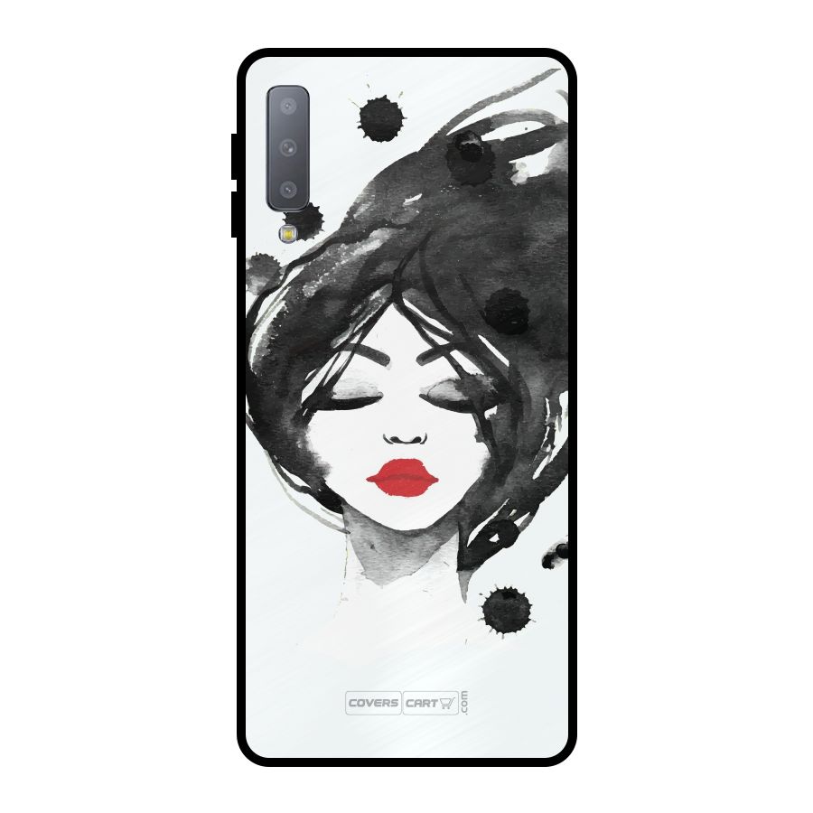 Sassy Girl Metal Back Case for Galaxy A7 (2018)