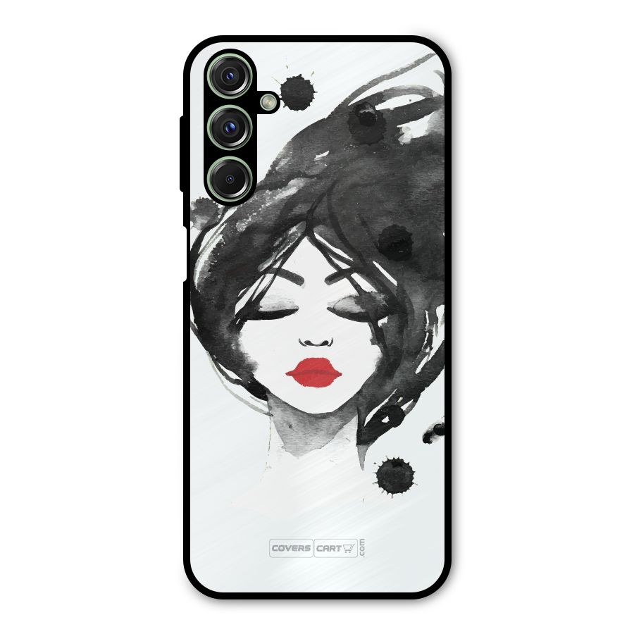 Sassy Girl Metal Back Case for Galaxy F34