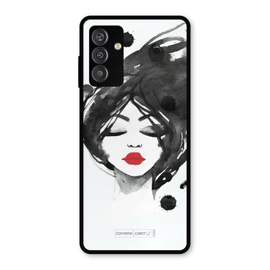 Sassy Girl Metal Back Case for Galaxy M13