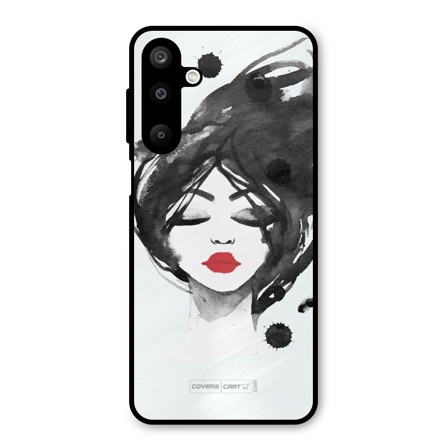 Sassy Girl Metal Back Case for Galaxy M16