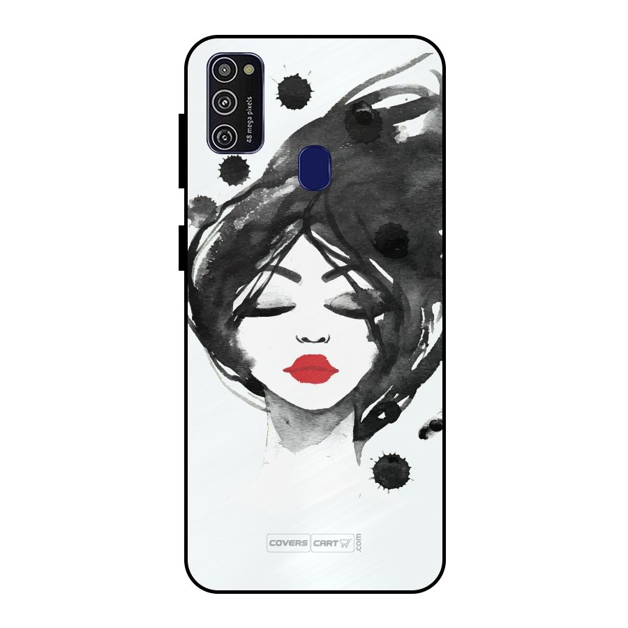Sassy Girl Metal Back Case for Galaxy M30s