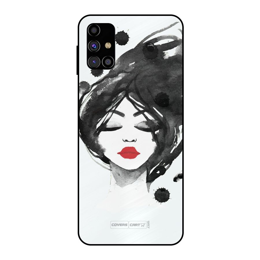 Sassy Girl Metal Back Case for Galaxy M31s