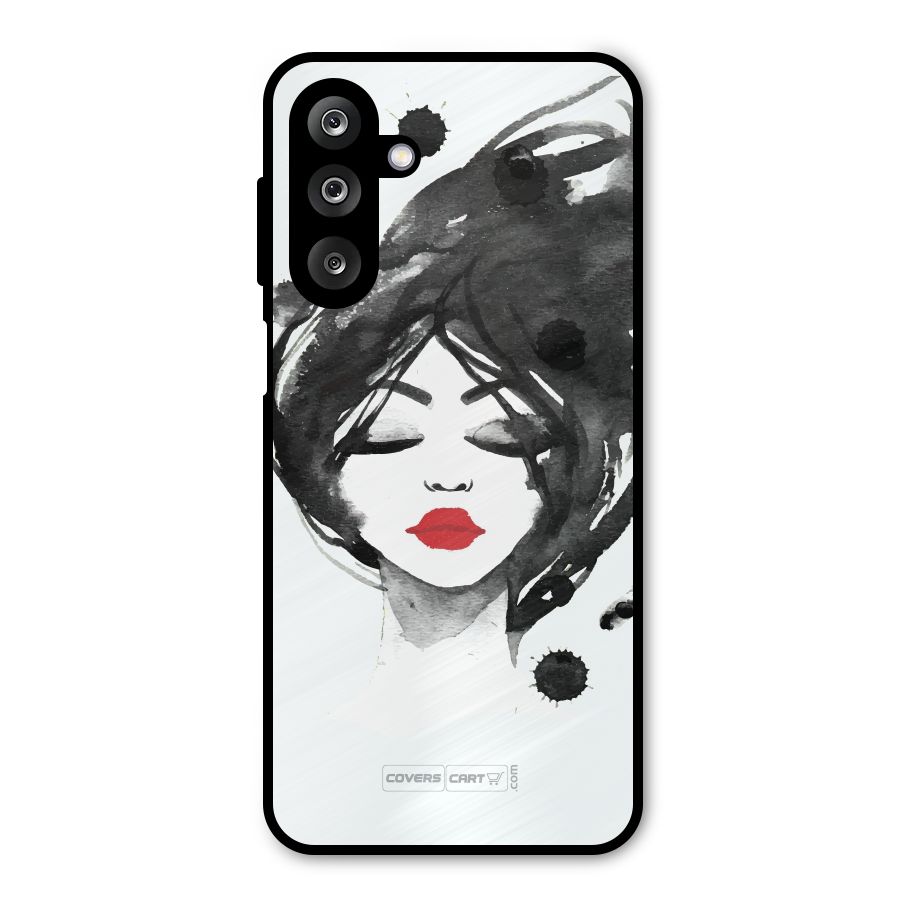 Sassy Girl Metal Back Case for Galaxy M36