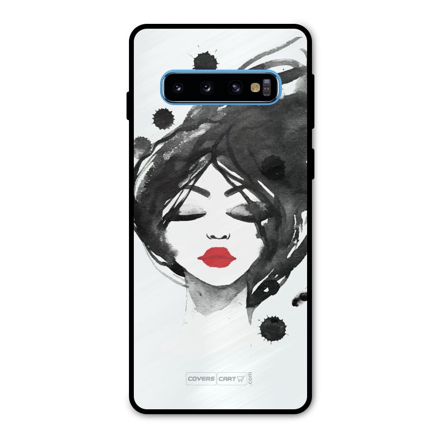 Sassy Girl Metal Back Case for Galaxy S10