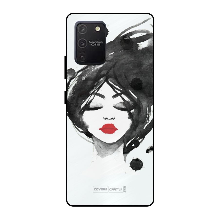 Sassy Girl Metal Back Case for Galaxy S10 Lite